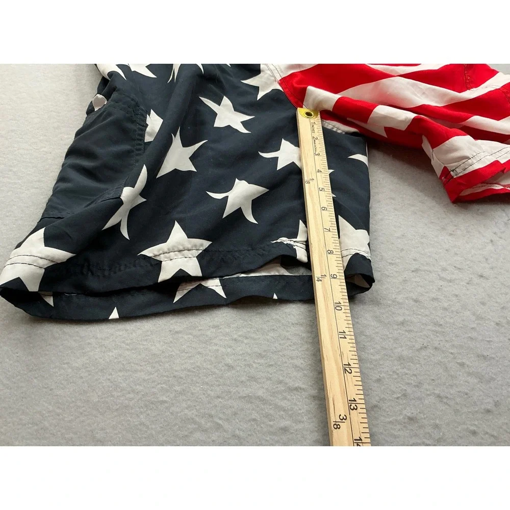 U.S. Polo Assn. Swim Trunks American Flag Stars Stripe XL Patriotic Board Shorts